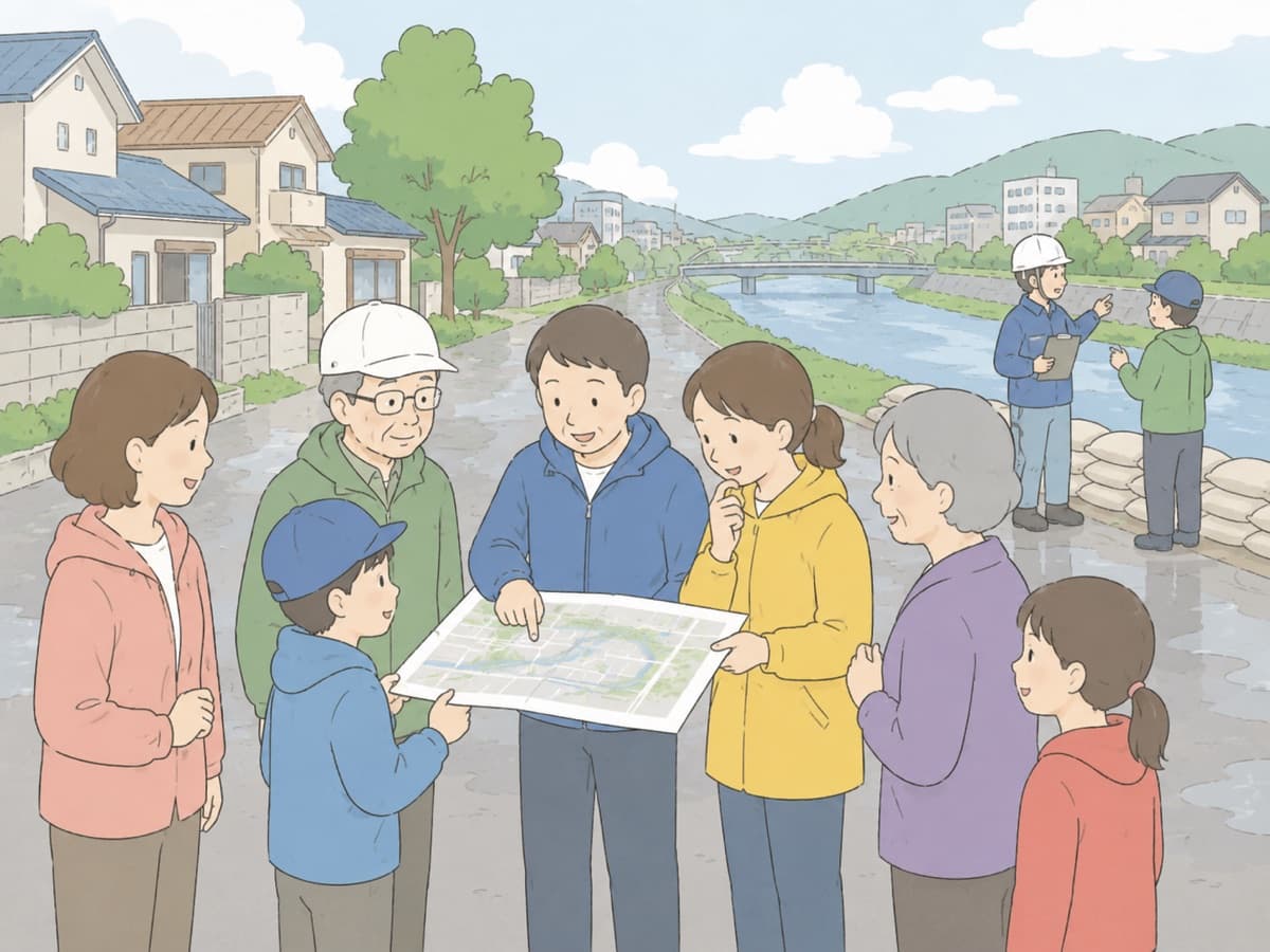 防災・インフラのイメージイラスト