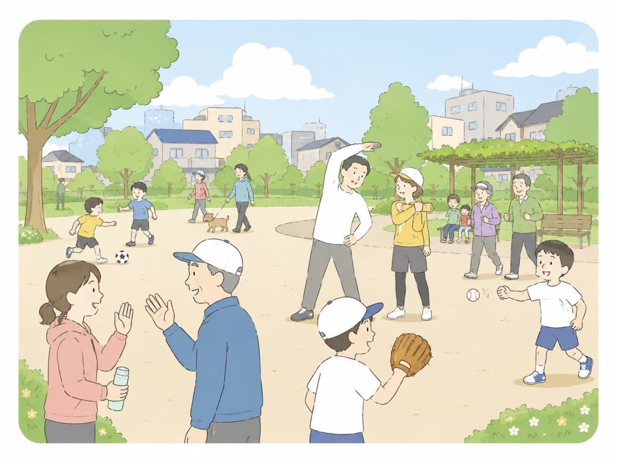スポーツ振興のイメージイラスト